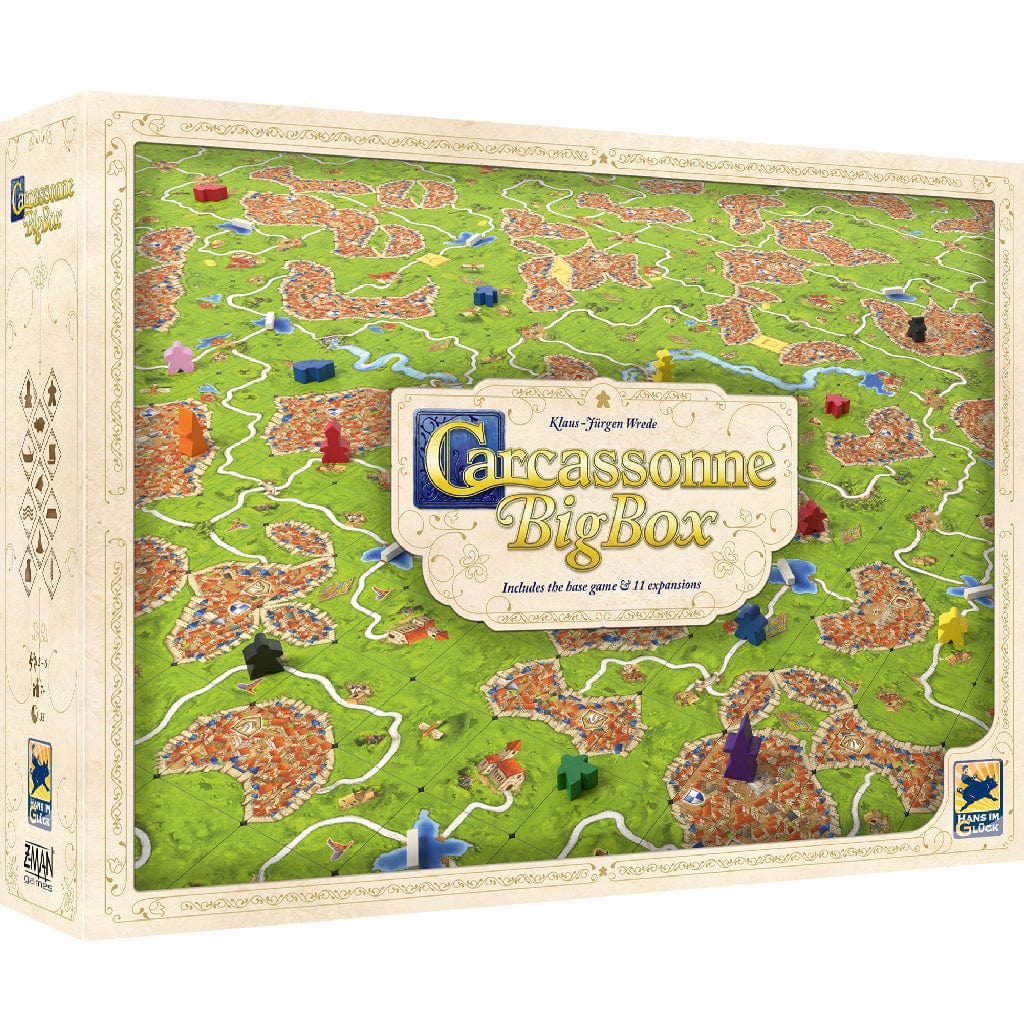 Z-Man Games Board Games > Large Box Games Carcassonne: Big Box 2022 841333116675 ZH010