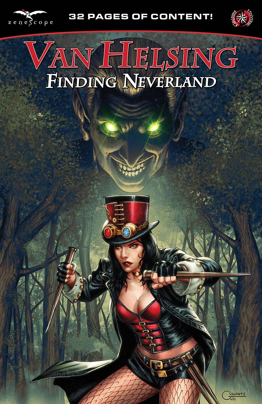 Zenescope Entertainment Inc Comic Books VAN HELSING FINDING NEVERLAND CVR A VIGONTE 79388865805900111 JAN232008