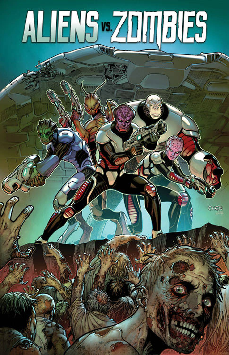 ZENESCOPE ENTERTAINMENT INC Graphic Novel Aliens Vs Zombies TP 9781942275190 JUN222080