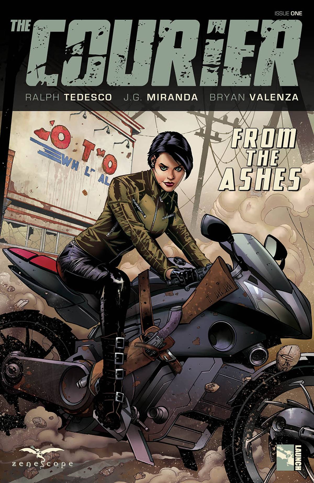 ZENESCOPE ENTERTAINMENT INC Graphic Novel Courier TP Vol 01 Through The Ashes 9781942275626 JUL172399