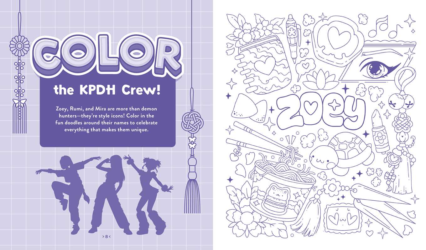 Unofficial KPop Demon Hunters Activity Book.