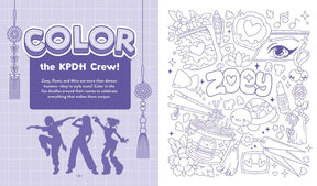 Unofficial KPop Demon Hunters Activity Book.