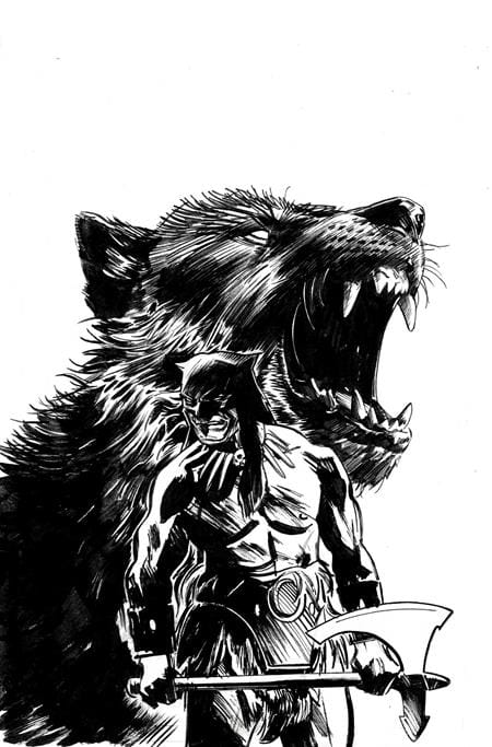 FIRE AND ICE DARKWOLF #3 CVR M INC 1:5 FERNANDO PROIETTI LINE ART VIRGIN VAR (Release Date: 09/09/2026)
