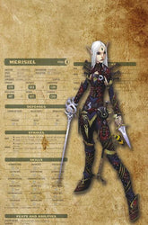 PATHFINDER VAMPIRELLA BLADE OF DARKNESS #1 CVR I INC 1:15 WAYNE REYNOLDS CHARACTER SHEET VIRGIN VAR