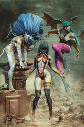 VAMPIRELLA VS DARKSTALKERS SPECIAL #1 (ONE SHOT) CVR L INC 1:15 BJORN BARENDS VIRGIN VAR