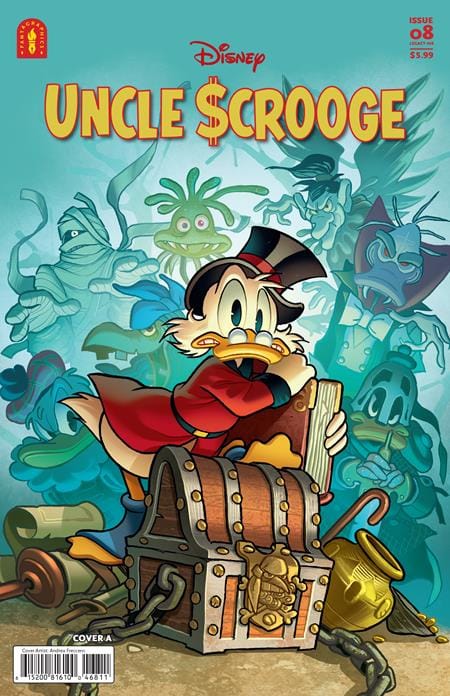 UNCLE SCROOGE LEGACY #468 THE CURSE OF HP HATEQUACK CVR A ANDREA FRECCERO (Release Date: 12/09/2026)