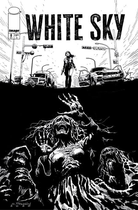 WHITE SKY #8 CVR B MARCELO FRUSIN B&W VAR (MR) (Release Date: 12/30/2026)