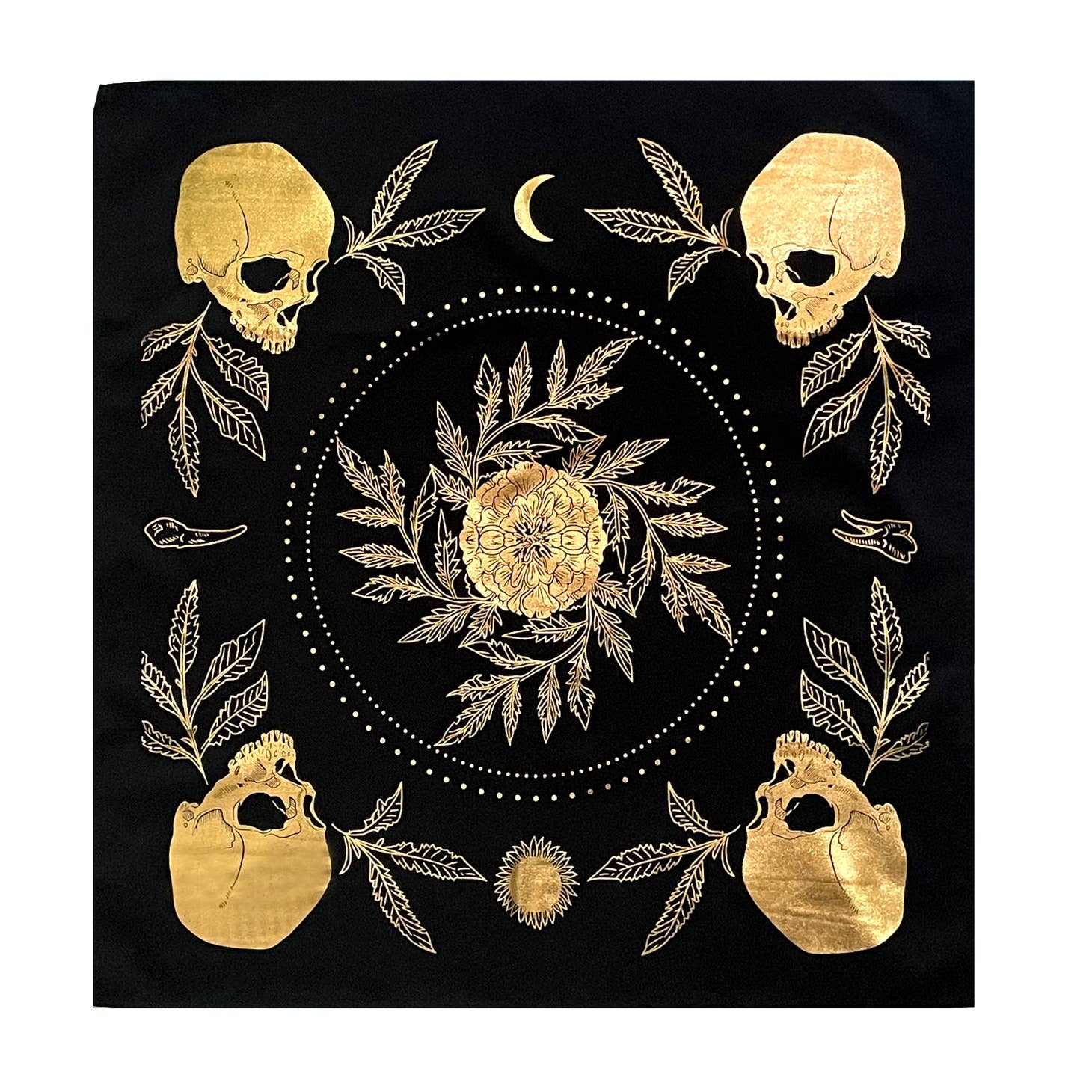 13th Press Decor > Houseware > Occult Tarot Cloth - Teeth & Bone 56298236