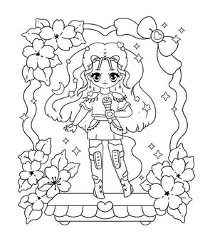 The Unofficial Coloring Book For Fans of KPop Demon Hunters.
