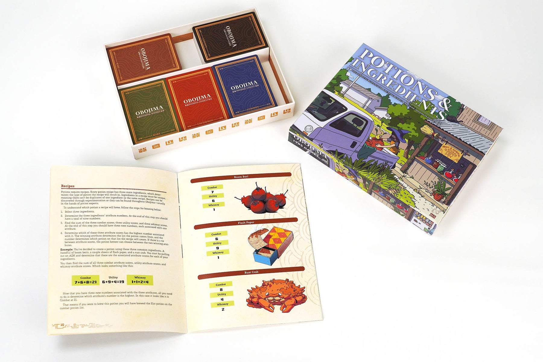 1985 Games Board Games > Expansion Obojima Potion & Ingredient Deck Box 850057672626 85G-711