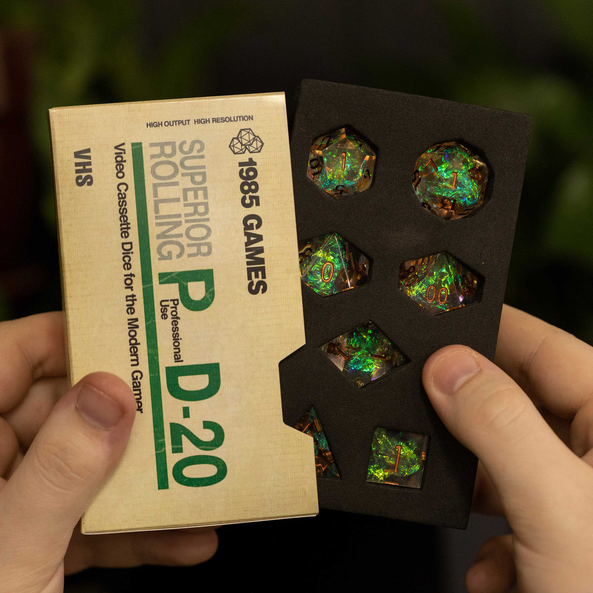 1985 Games Dice > Other Dice VHS Dice - Crystal Ball 850028224366 85G-603