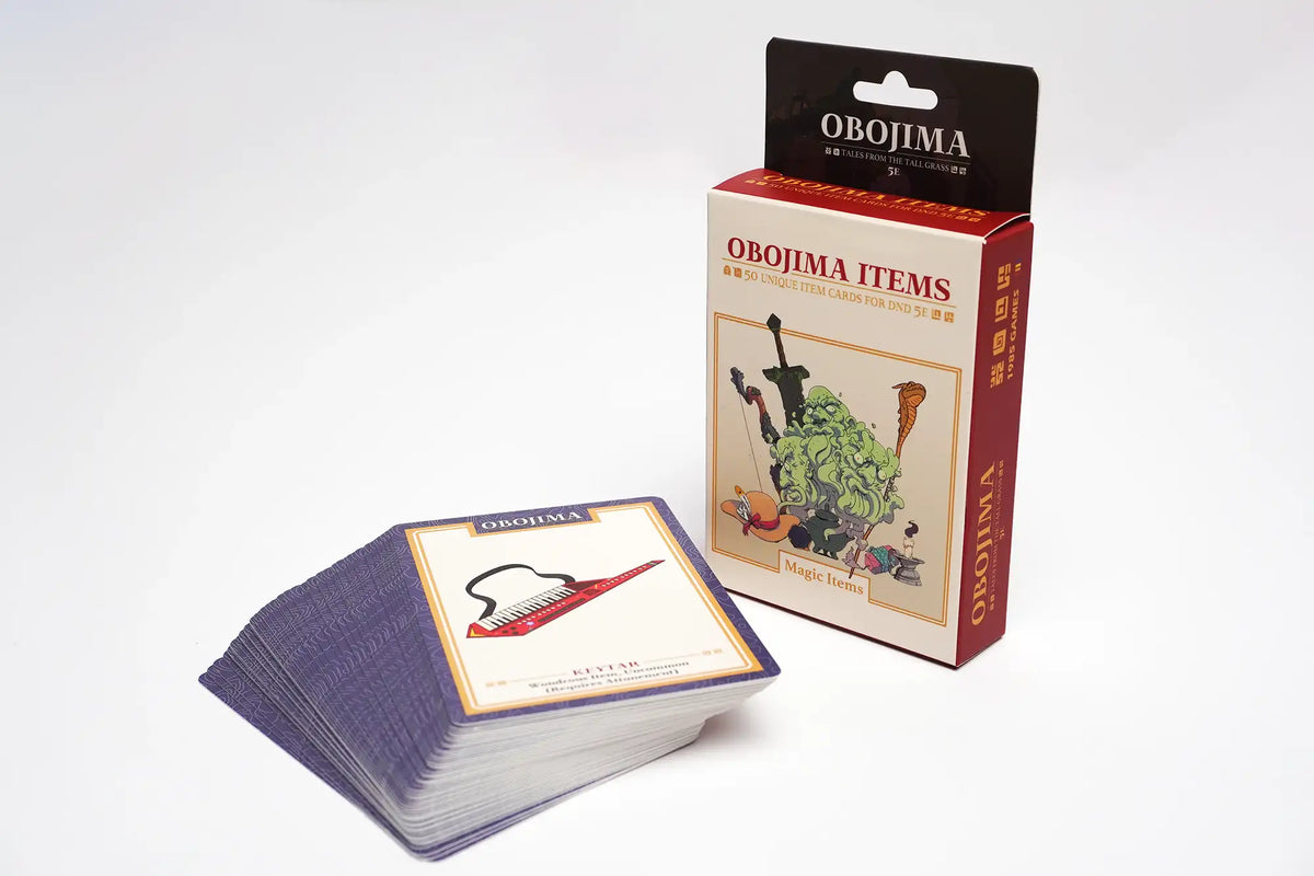 1985 Games Tabletop Games > Role-Playing Games > Accessories Obojima - Magic Items Deck 850057672015 85G-703
