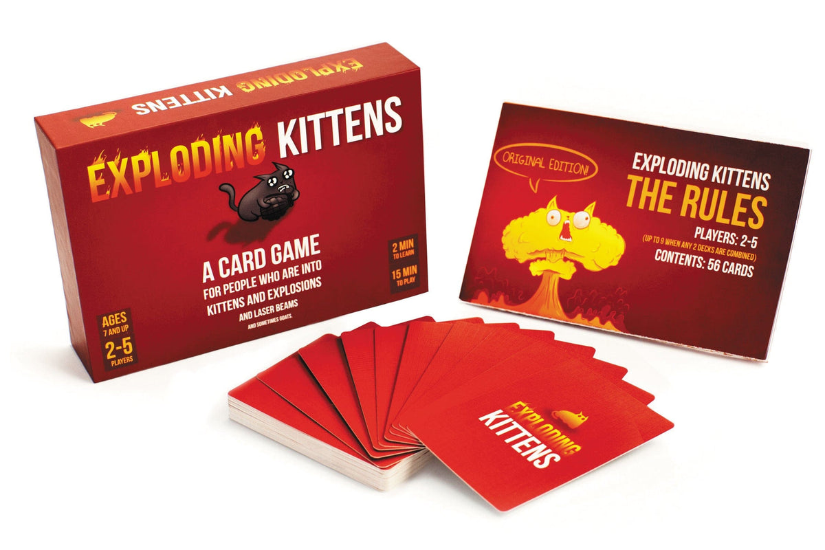 --- Board Games > Party Games Exploding Kittens 852131006020 EKG ORG-6