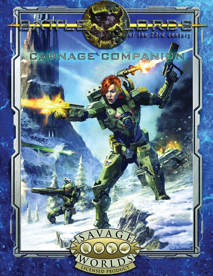 23rd Century Games Tabletop Games > Role-Playing Games Savage Worlds Compatible: Battlelords of the 23rd Century - Carnage Companion 9781959956105 23C 02002