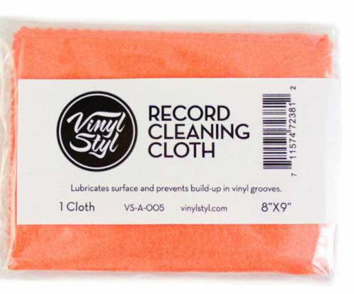 Vinyl Styl: Vinyl Record Cleaning Cloth - Lubricated 8 x 9" (Orange)