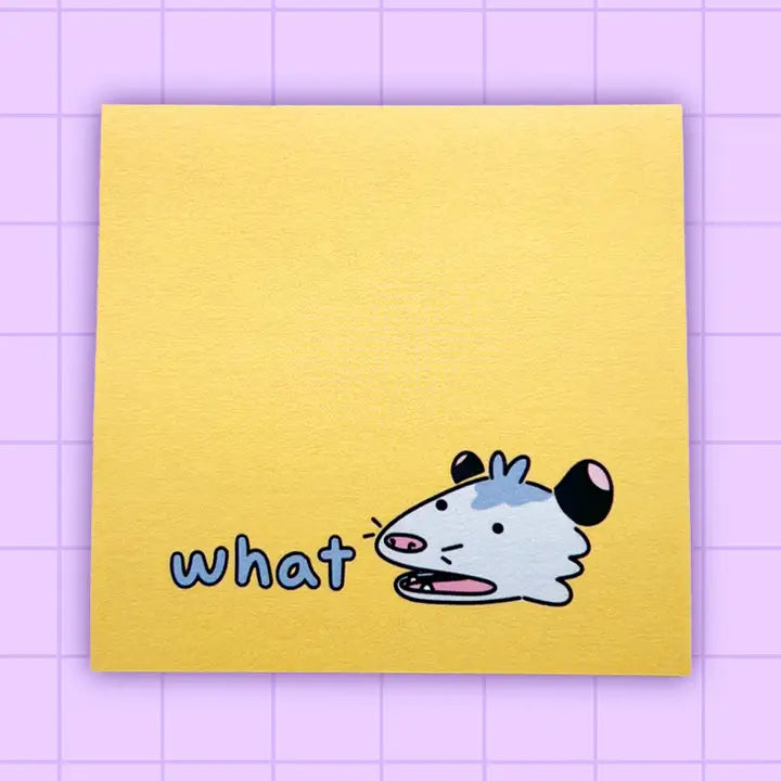 2BIRDS1PENCIL Stationery Confused Possum Sticky Notes 69231100