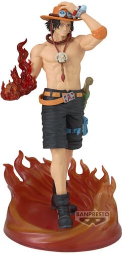Banpresto: One Piece - The Shukko - Logia Portgas D. Ace Special Edition Statue.