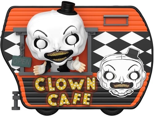 Funko POP! Rides Deluxe: Terrifier - Art with Clown Cafe.