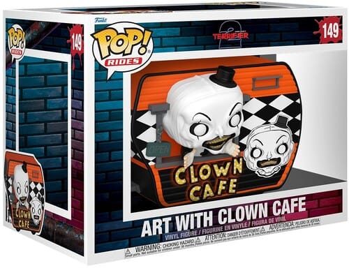 Funko POP! Rides Deluxe: Terrifier - Art with Clown Cafe.
