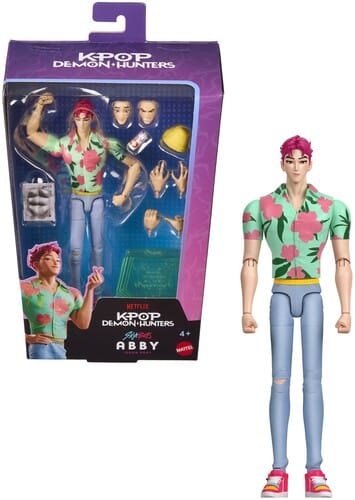 KPop Demon Hunters Saja Boys Abby “Soda Pop" Action Figure (KPDH).