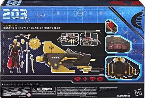 G.I. Joe - Classified Series - 203 Destro & Iron Grenadier Despoiler Action Figure & Vehicle