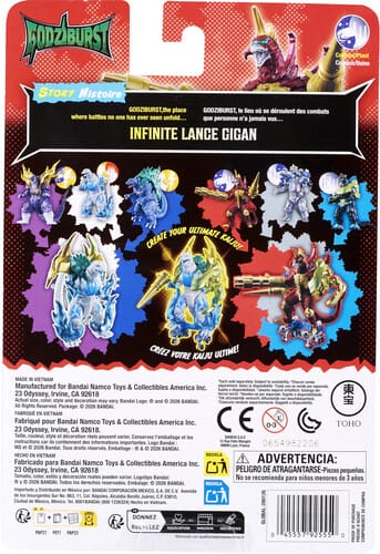 Bandai: Godziburst - Infinite Lance Gigan.
