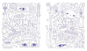 Unofficial KPop Demon Hunters Activity Book.