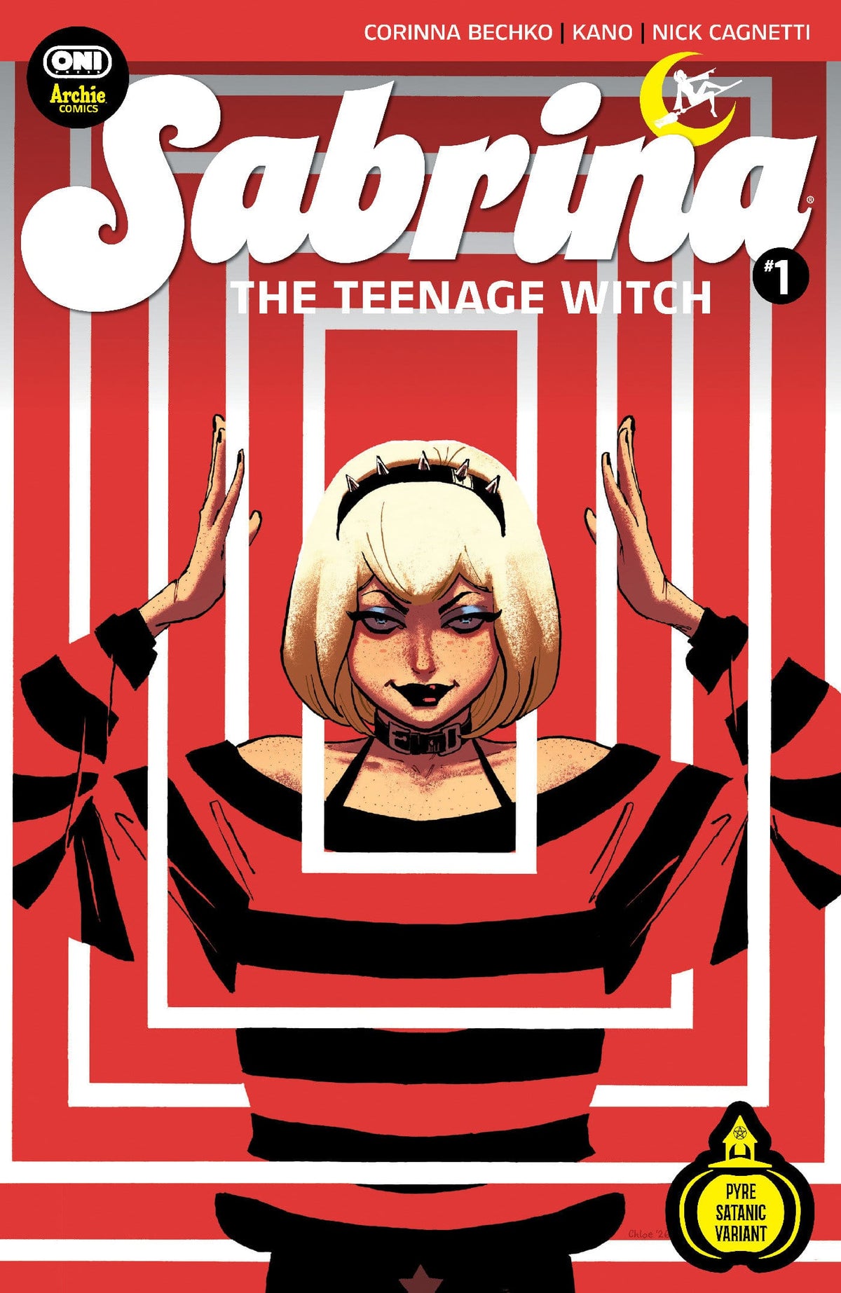 Sabrina the Teenage Witch #1 Cover W Chloe Brailsford Midnight Release Pyre Satanic VAR (Release Date: 10/07/2026).