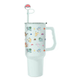 Pokémon 40 oz Stainless Steel Cup with Straw Cover.