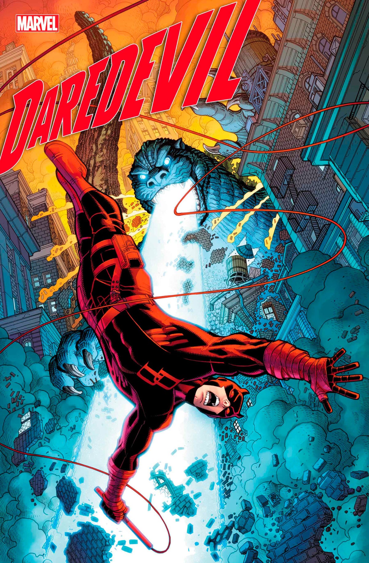 DAREDEVIL #13 NICK BRADSHAW GODZILLA VARIANT