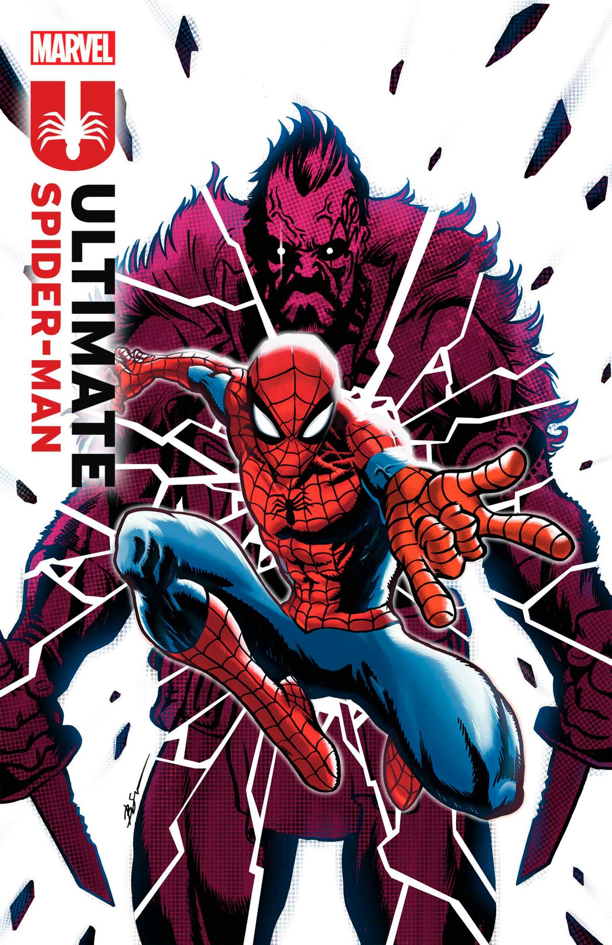 ULTIMATE SPIDER-MAN #13 BEN SU ULTIMATE ONE YEAR IN FOIL VARIANT