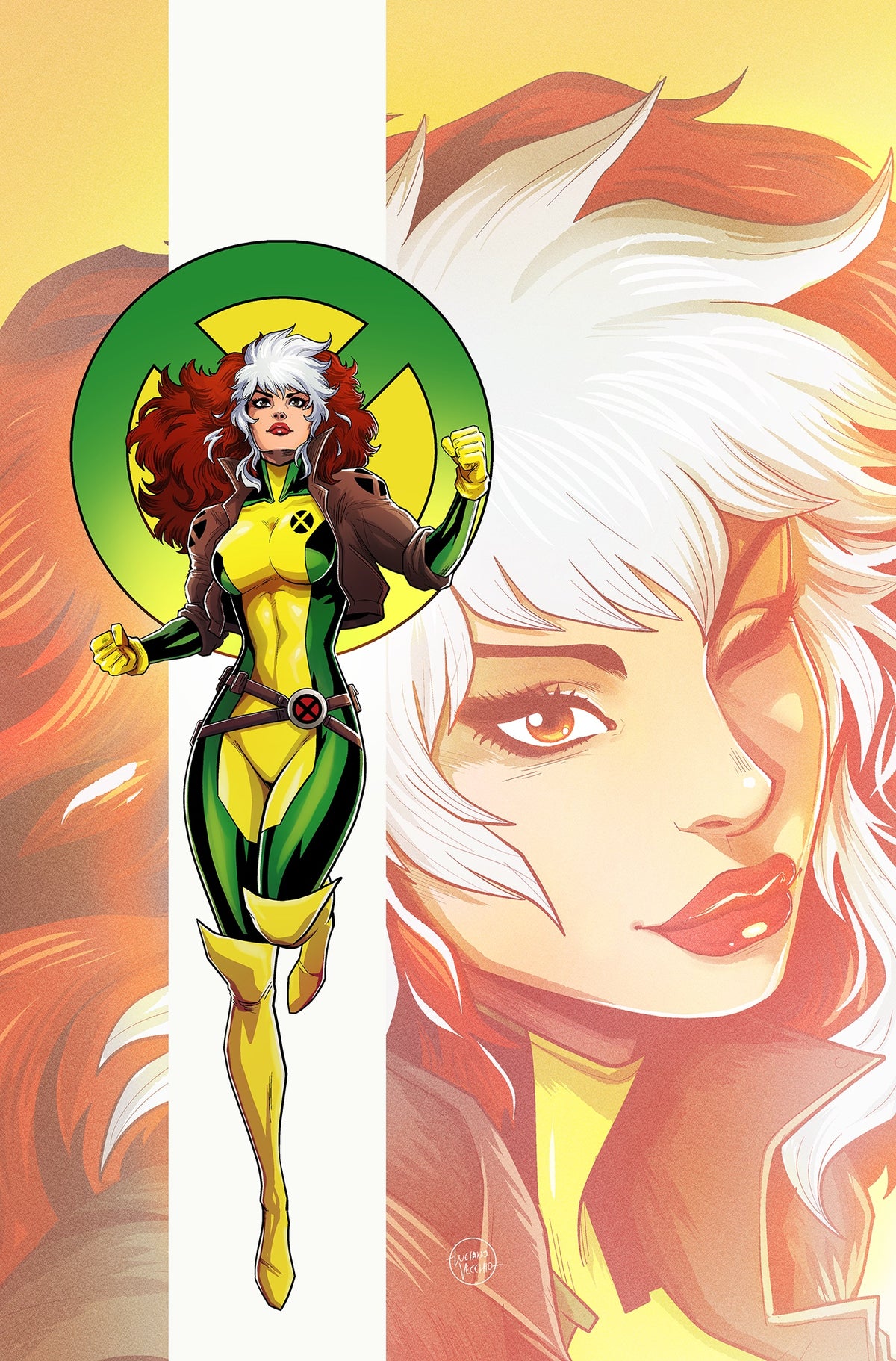 UNCANNY X-MEN #1 1:50 INCV LUCIANO VECCHIO ROGUE VIRGIN VARIANT