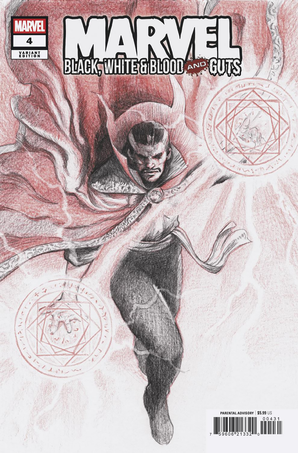 MARVEL: BLACK, WHITE & BLOOD AND GUTS #4 MISTSUHIRO ARITA VARIANT