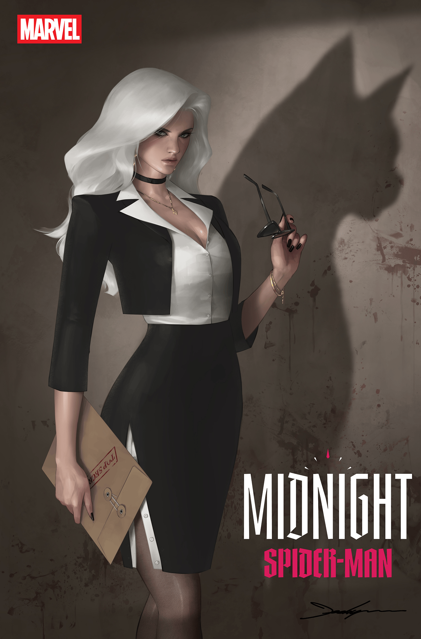 MIDNIGHT SPIDER-MAN #1 COVER E 1:25 INCV JEEHYUNG LEE MIDNIGHT GALLERY VARIANT [SIGNED BY PHILLIP KENNEDY JOHNSON]