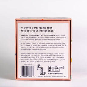 --- Board Games > Party Games Monikers: More Monikers 869388000084 CMYKMONIK3