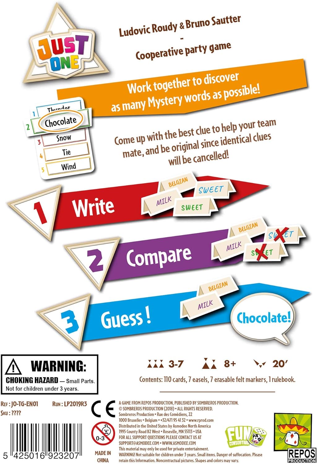 --- Board Games > Party Games Just One 5425016923207 JOUS01