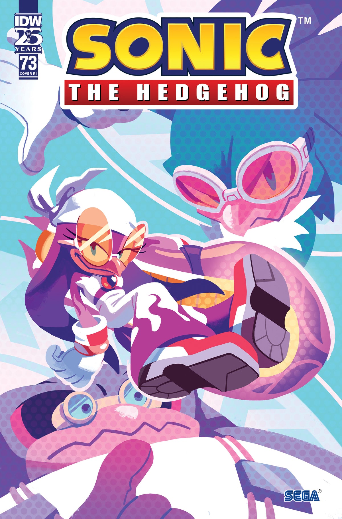 Sonic the Hedgehog #73 Variant RI 1:10 INCV (Fourdraine)