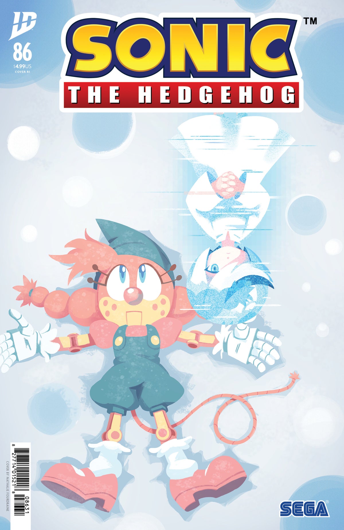 Sonic the Hedgehog #86 1:15 INCV Variant RI (Fourdraine)