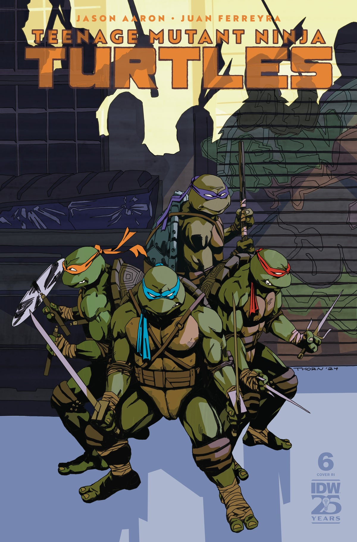 Teenage Mutant Ninja Turtles #6 1:10 INCV Variant RI (Thorn)