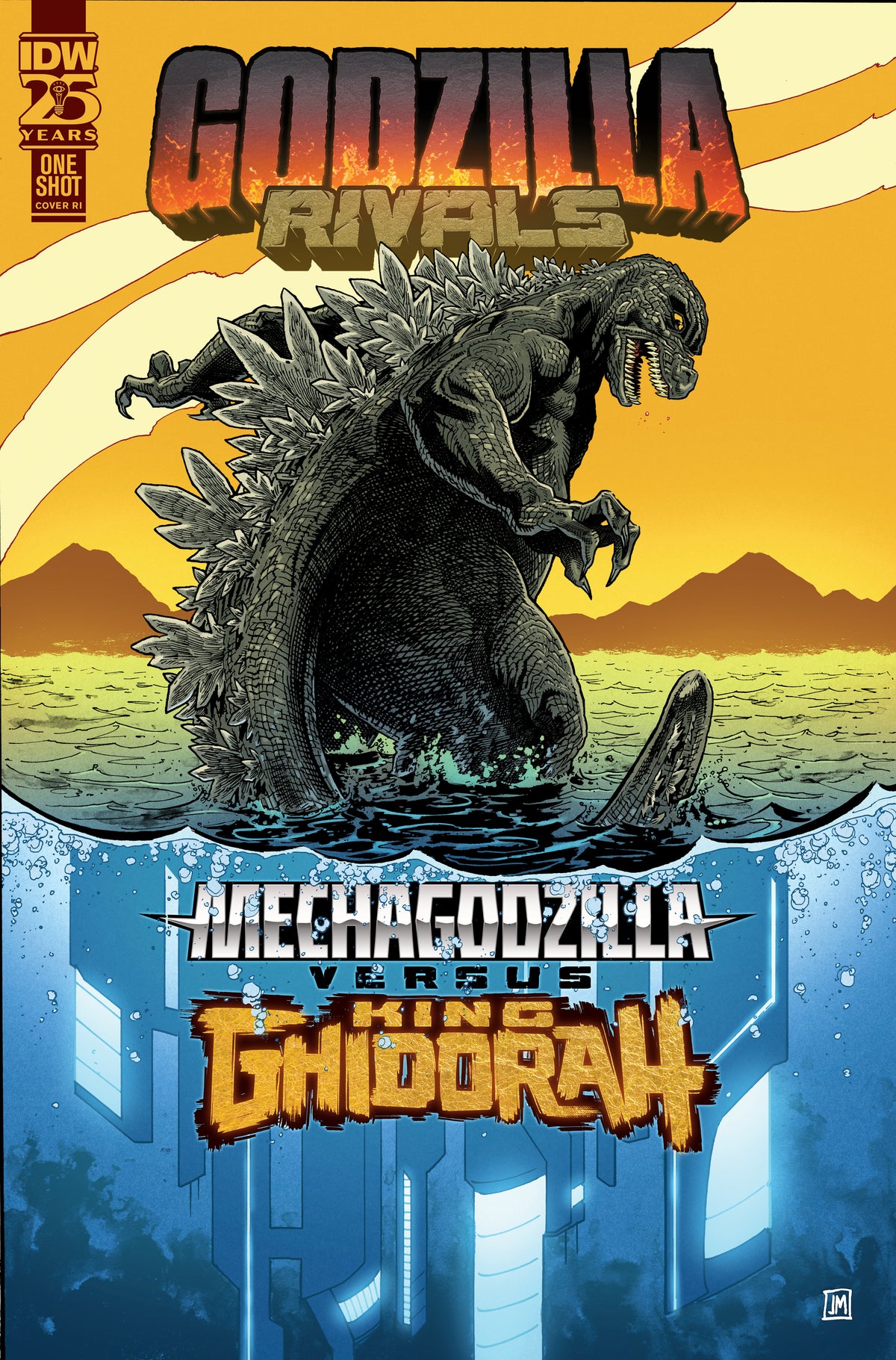 Godzilla Rivals: Mechagodzilla Vs. King Ghidorah Variant RI 1:10 INCV (Mason)