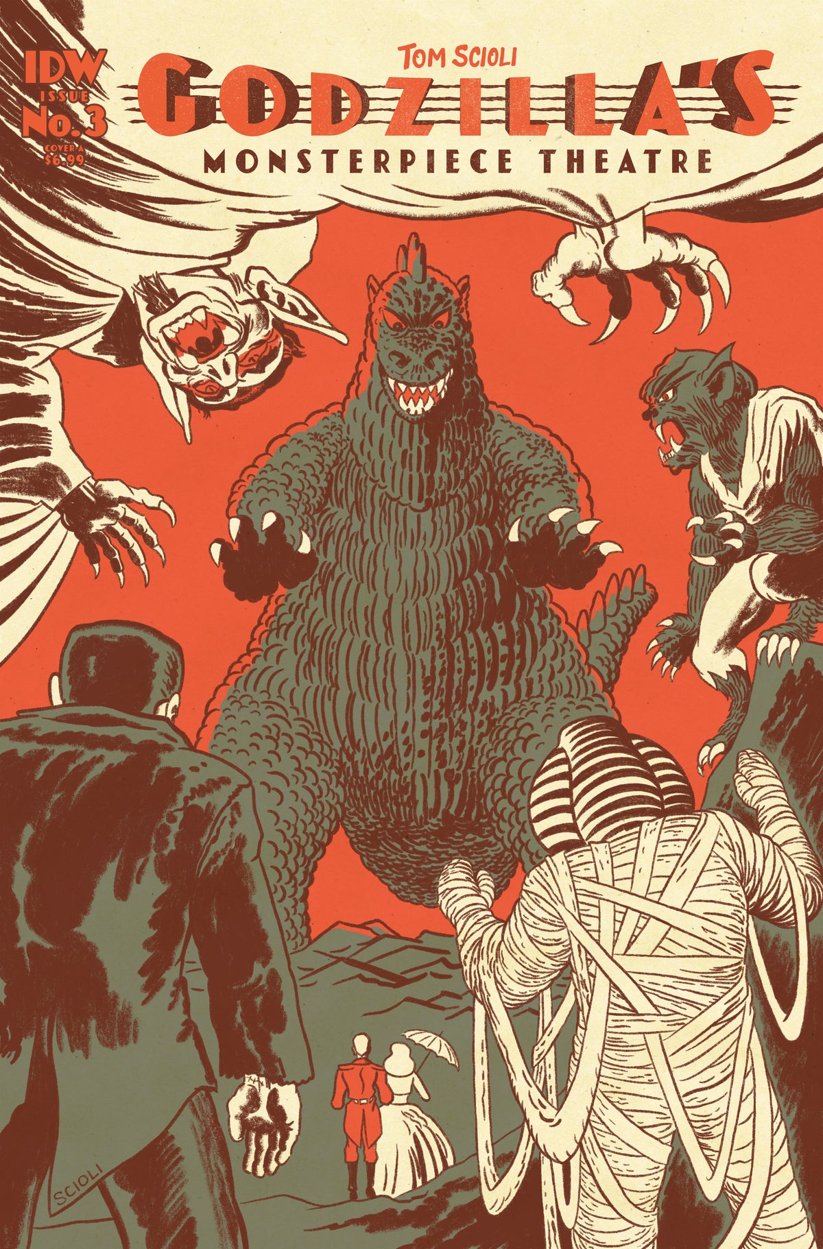 Godzilla‚Äôs Monsterpiece Theatre #3 Cover A (Scioli)