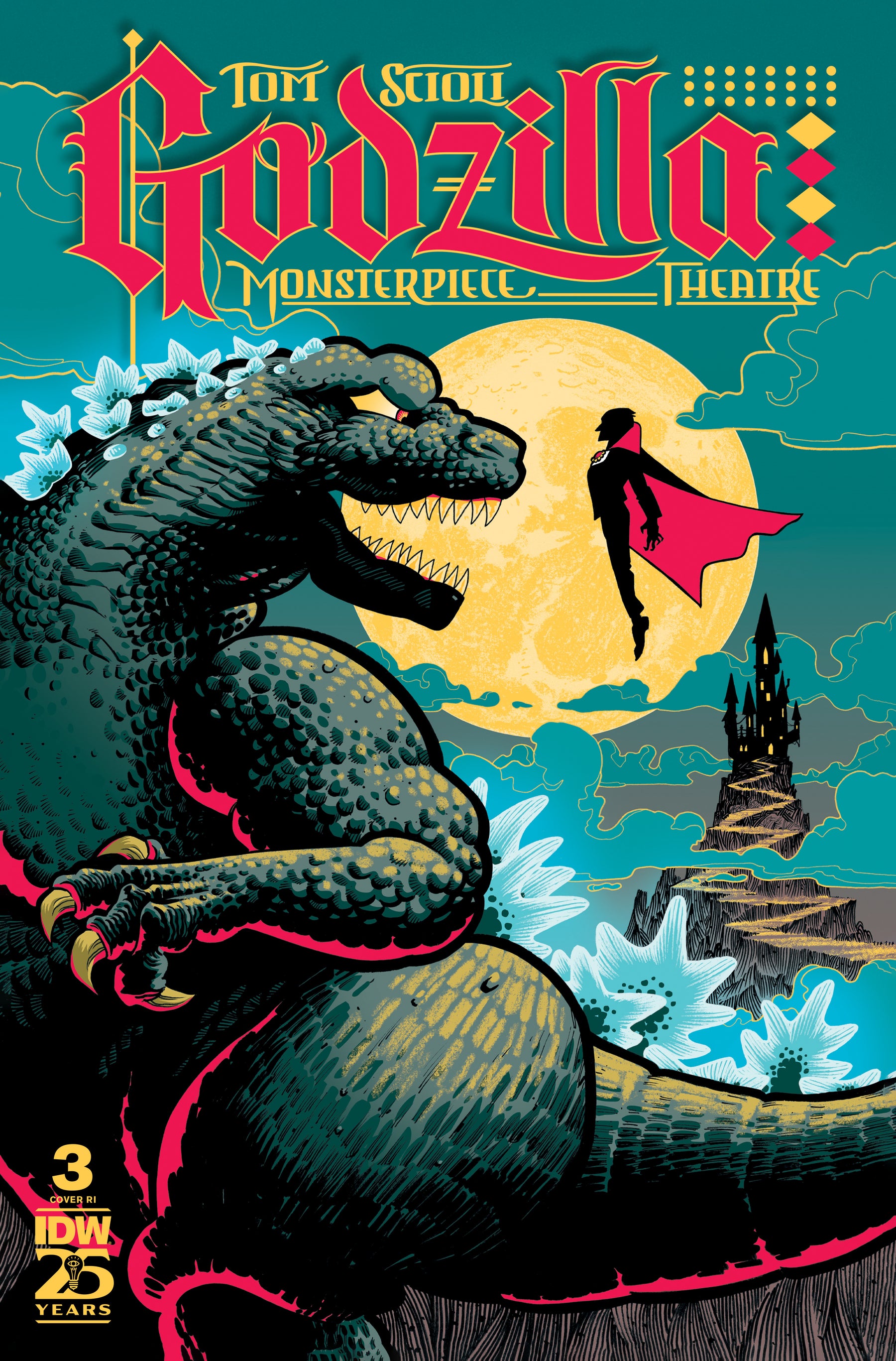 Godzillas Monsterpiece Theatre #3 1:10 INCV Variant RI (J. Gonzo)