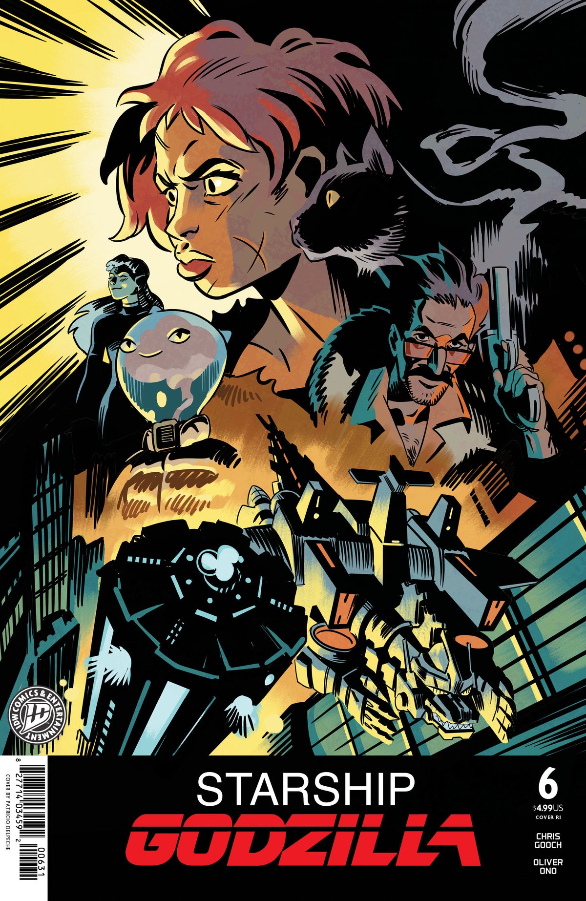 Starship Godzilla [Kai-Sei Era] #6 1:15 INCV Variant RI (Delpeche¬†Movie Homage Cover)