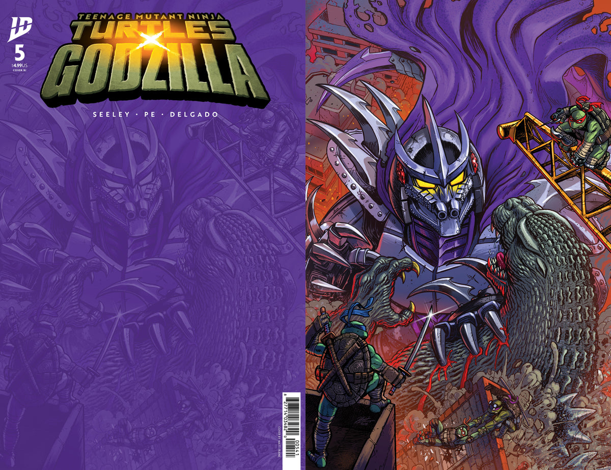 Teenage Mutant Ninja Turtles x Godzilla #5 1:25 INCV Variant RI (Frank Full Art)