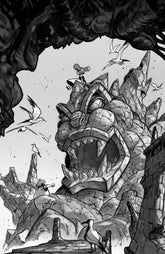 Godzilla: Revenge of the Deadzone [Kai-Sei Era] #3 1:10 INCV Variant RI (Tunica B&W Full Art)