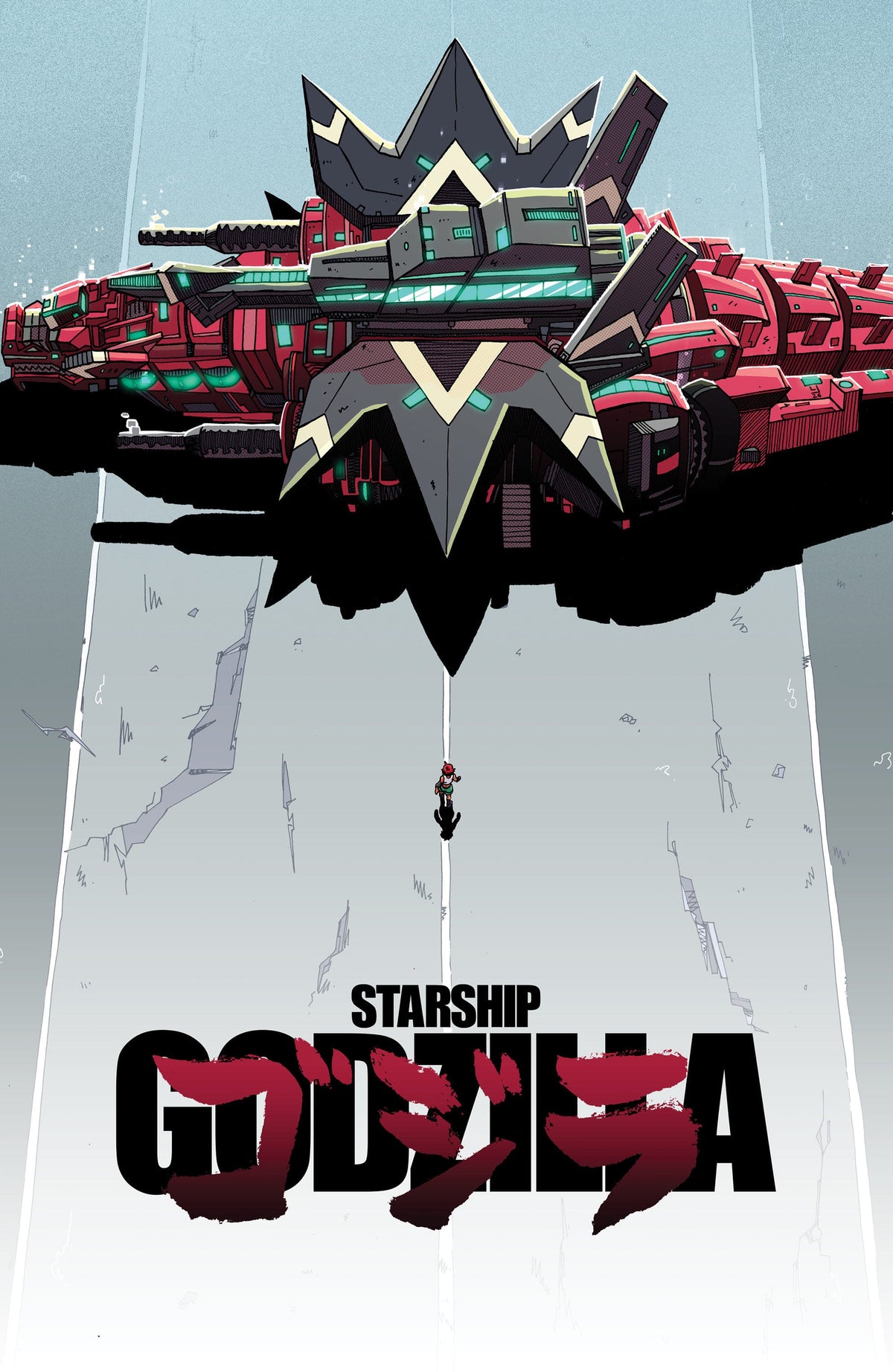 Starship Godzilla: Invasion X [Kai-Sei Era] #1 1:10 INCV Variant RI (Joyce Movie Homage Cover) (Release Date: 10/14/2026)