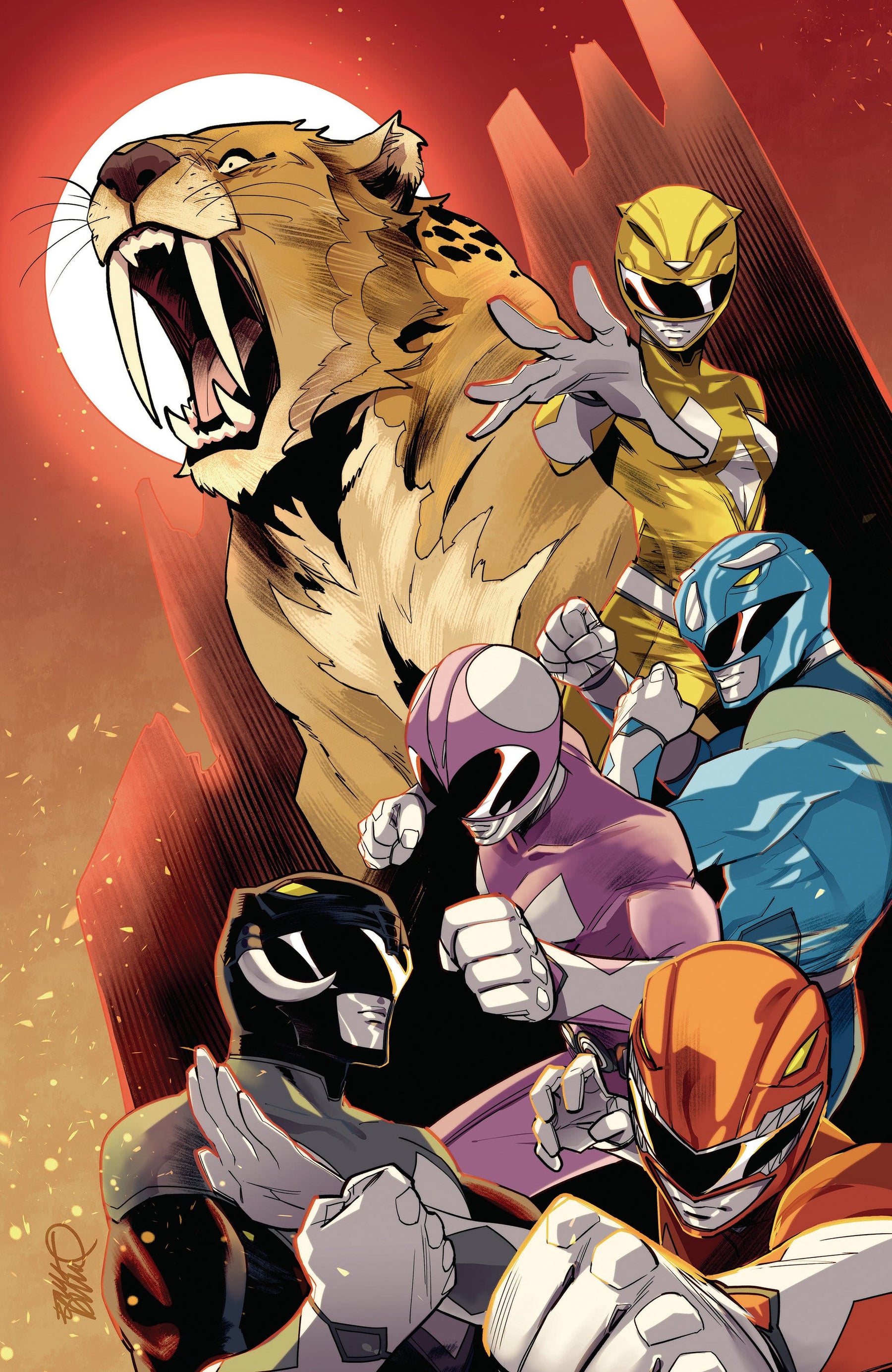 Mighty Morphin Power Rangers (2026) #7 G 1:20 INCV Variant (Full Art, D'Urso) (Release Date: 12/30/2026)