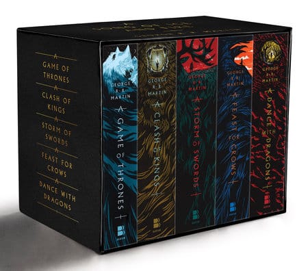 Download high-resolution image George R. R. Martin's A Game of Thrones 5-Book Boxed Set (Song of Ice and Fire Series)