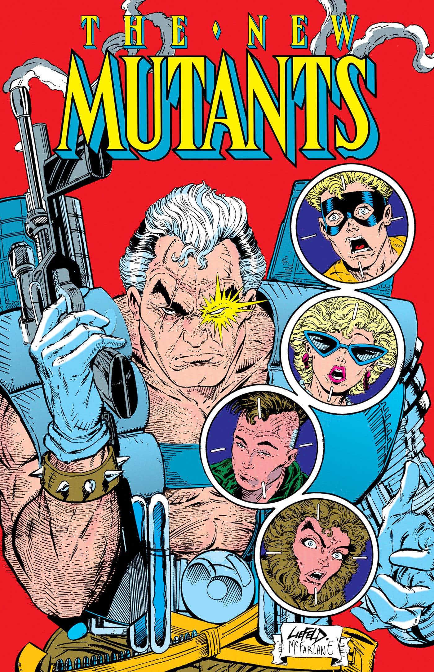 New Mutants Omnibus Vol. 4 Rob Liefeld Cable Cover HC (Release Date: 12/29/2026)