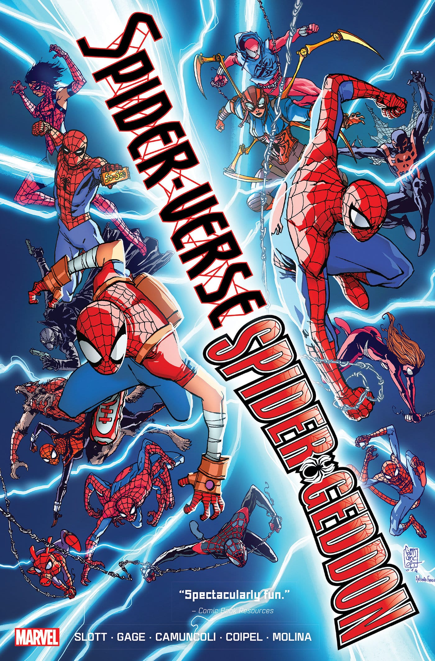 Spider-Verse/Spider-Geddon Omnibus Giuseppe Camuncoli Cover [New Printing, DM Only] HC (Release Date: 08/25/2026)